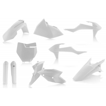 kit de plasticos acerbis 0021741 030 blanco para ktm sx y sx f 2016 2018