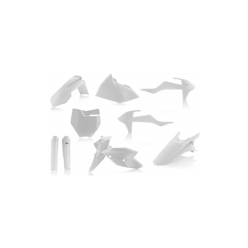 kit de plasticos acerbis 0021741 030 blanco para ktm sx y sx f 2016 2018