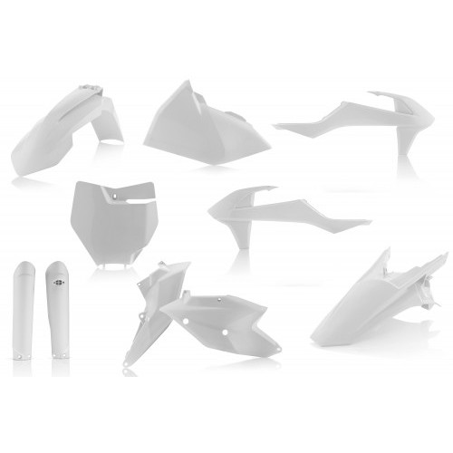 kit de plasticos acerbis 0021741 030 blanco para ktm sx y sx f 2016 2018
