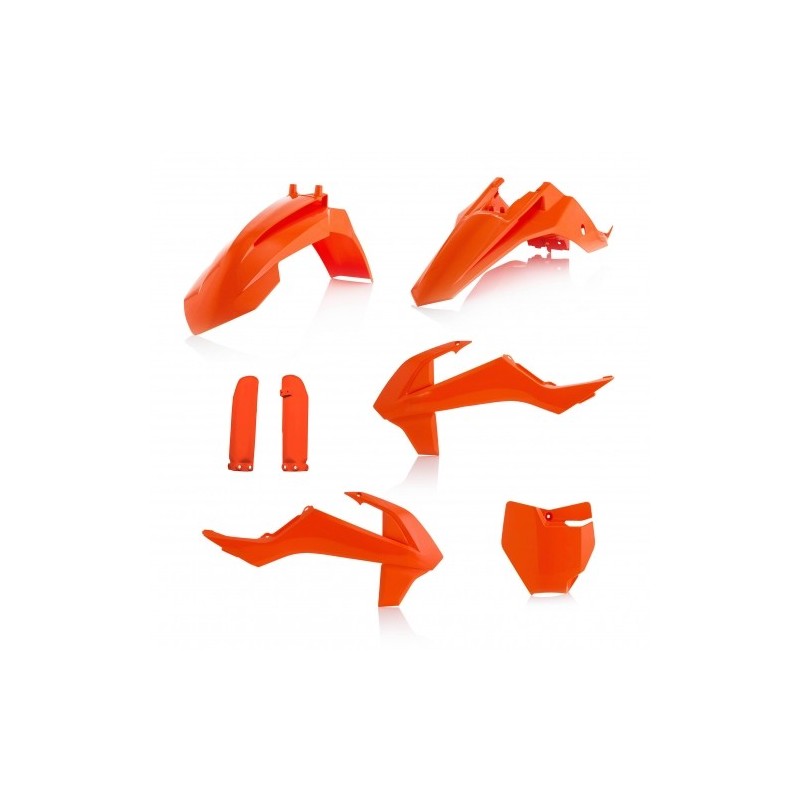 kit de plasticos acerbis 0021817 011 016 naranja para ktm sx 65 2016 2018
