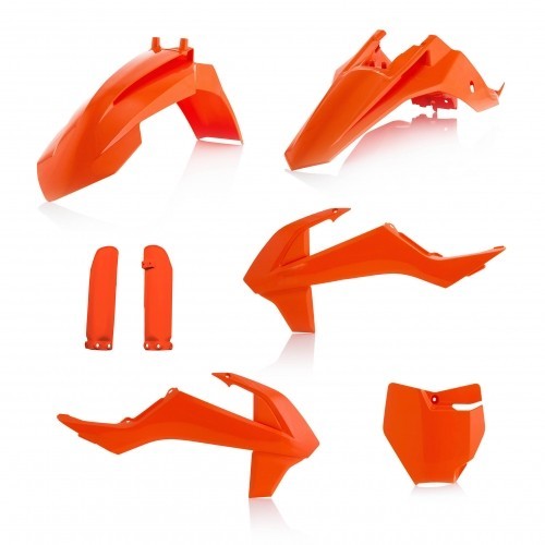 kit de plasticos acerbis 0021817 011 016 naranja para ktm sx 65 2016 2018