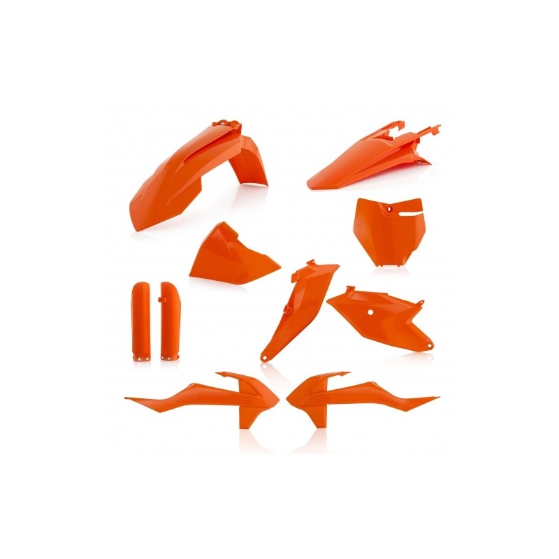kit de plasticos acerbis 0022933 011 016 naranja para ktm sx 85 2018 2024