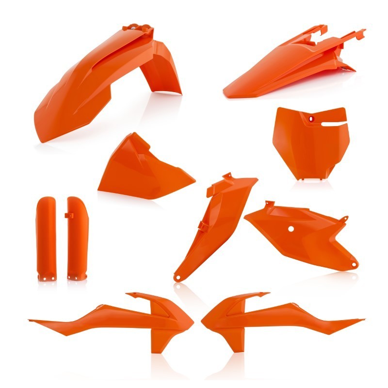 kit de plasticos acerbis 0022933 011 016 naranja para ktm sx 85 2018 2024