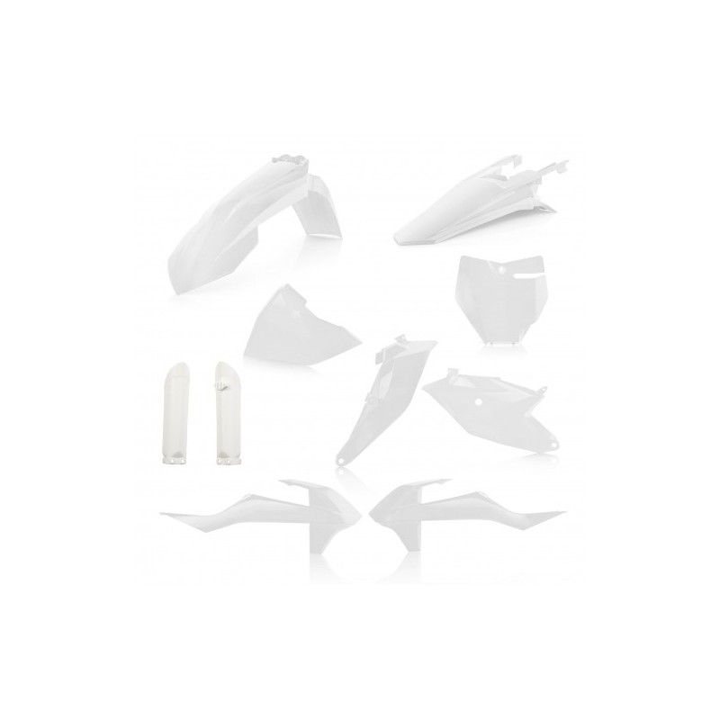 kit de plasticos acerbis 0022933 030 blanco para ktm sx 85 2018 2024