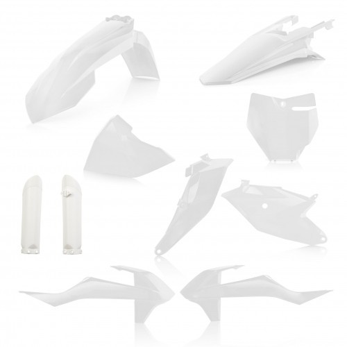 kit de plasticos acerbis 0022933 030 blanco para ktm sx 85 2018 2024