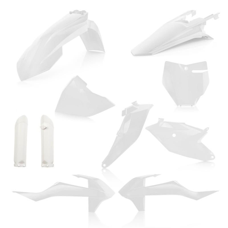 kit de plasticos acerbis 0022933 030 blanco para ktm sx 85 2018 2024