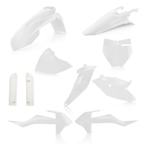 kit de plasticos acerbis 0022933 030 blanco para ktm sx 85 2018 2024