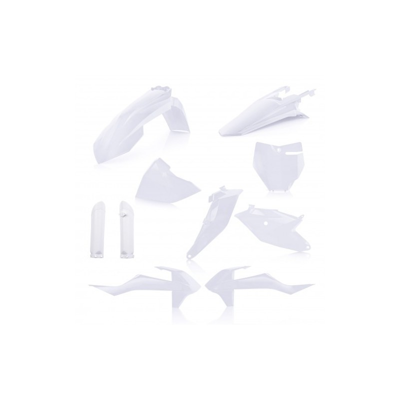 kit de plasticos acerbis 0022933 031 blanco 2 para ktm sx 85 2018 2024