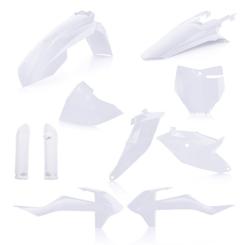 kit de plasticos acerbis 0022933 031 blanco 2 para ktm sx 85 2018 2024