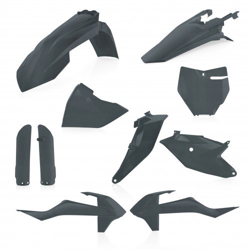 kit de plasticos acerbis 0022933 072 gris para ktm sx 85 2018 2024