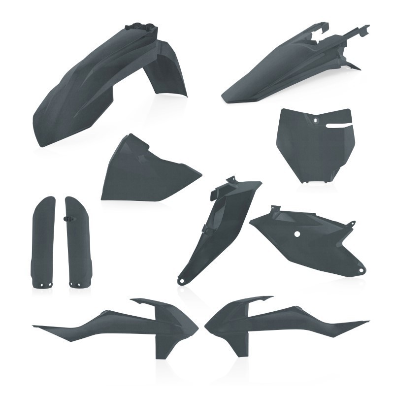 kit de plasticos acerbis 0022933 072 gris para ktm sx 85 2018 2024