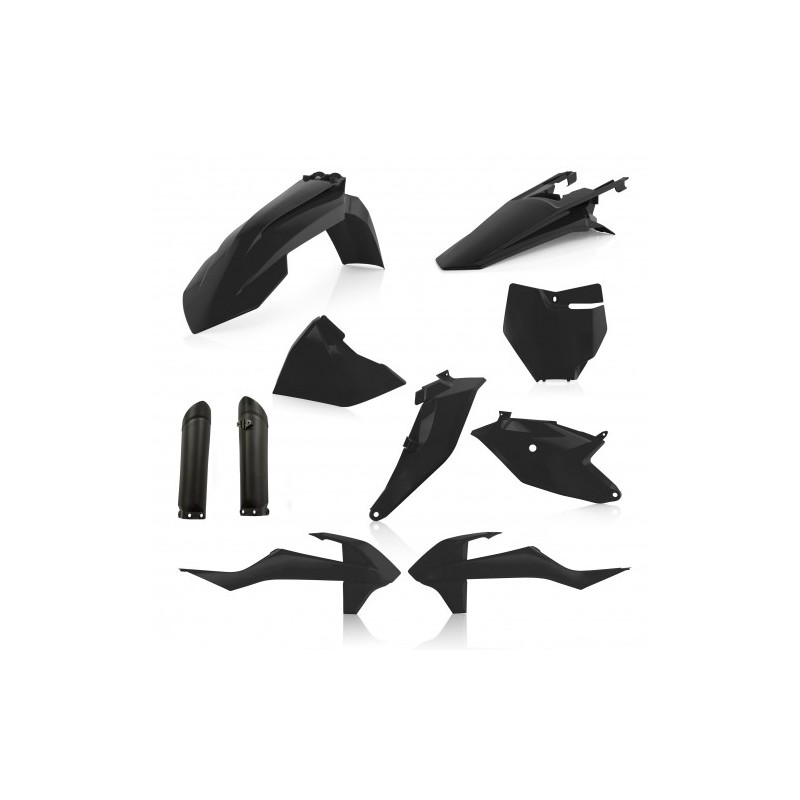 kit de plasticos acerbis 0022933 090 negro para ktm sx 85 2018 2024