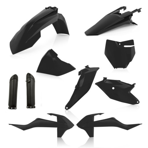kit de plasticos acerbis 0022933 090 negro para ktm sx 85 2018 2024