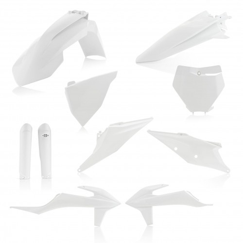 kit de plasticos acerbis 0023479 030 blanco para ktm sx y sx f 2019 2022