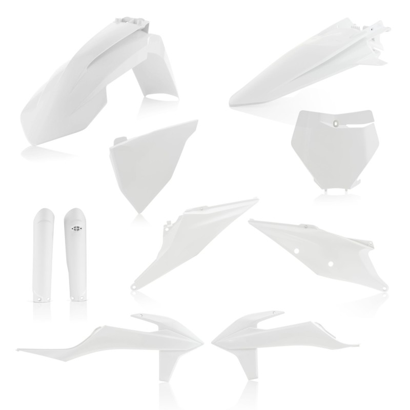kit de plasticos acerbis 0023479 030 blanco para ktm sx y sx f 2019 2022