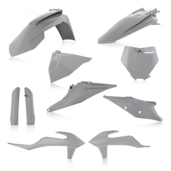 kit de plasticos acerbis 0023479 070a 4 gris para ktm sx y sx f 2019 2022
