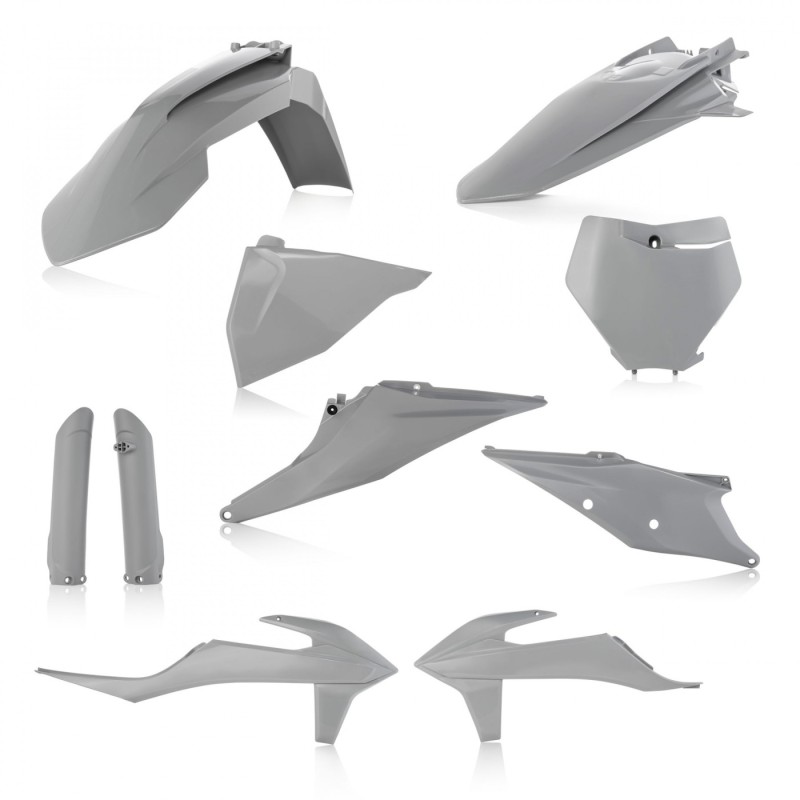 kit de plasticos acerbis 0023479 070a 4 gris para ktm sx y sx f 2019 2022