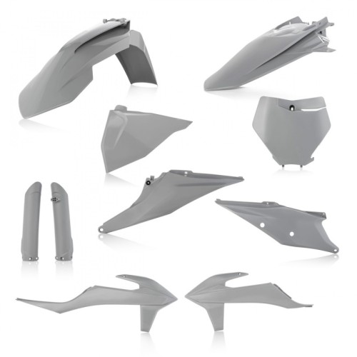kit de plasticos acerbis 0023479 070a 4 gris para ktm sx y sx f 2019 2022