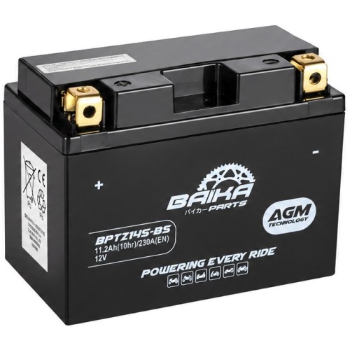 bateria moto sin mantenimiento precargada baika ytz14s bs