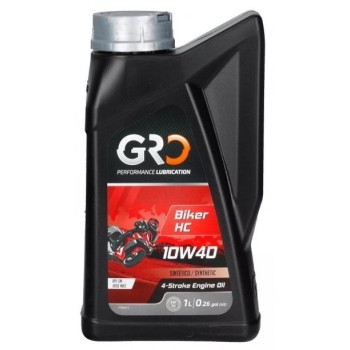 aceite de motor sintetico gro biker hc 10w40 9041190