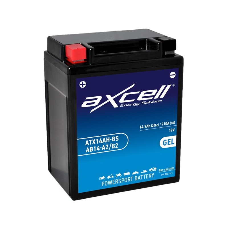 bateria moto axcell gel atx14ah bsab14 a2b2