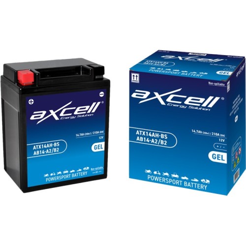 bateria moto axcell gel atx14ah bsab14 a2b2