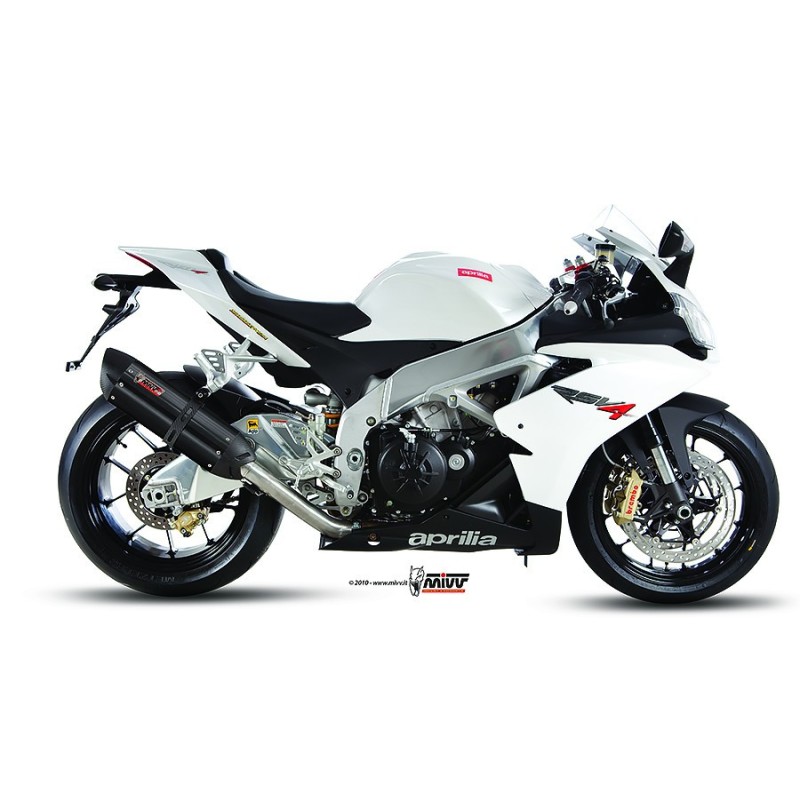 silencioso mivv suono acero negro carbon aprilia rsv4 2009 16 tuono v4 2010 16 a 008 l9