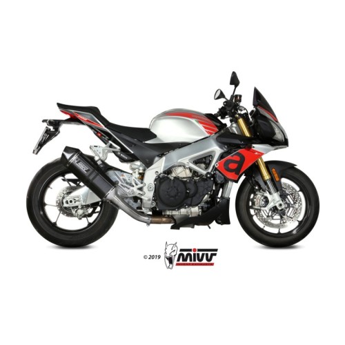 silencioso mivv speed edge black aprilia tuono v4 1100 2018 20 a 012 lrb