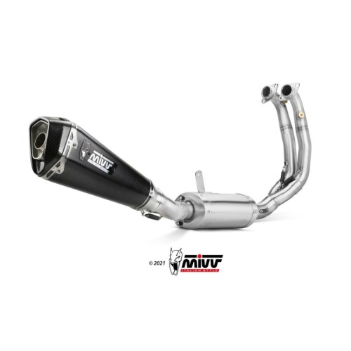 escape completo mivv 2x1 delta race carbono aprilia rs 660 2020 24 tuono 660 2021 24