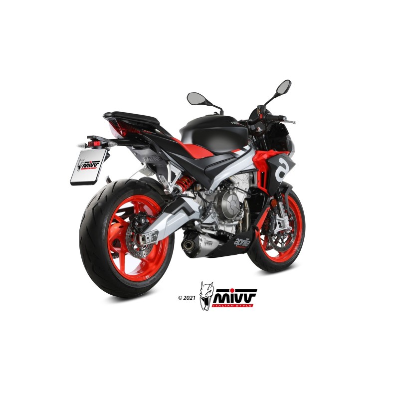 escape completo mivv 2x1 delta race st steel aprilia rs 660 tuono 660 2020 24