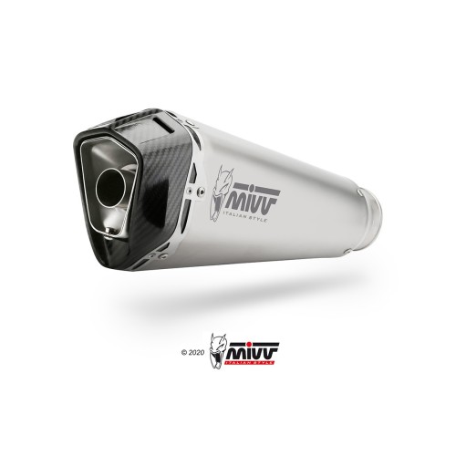 escape completo mivv 1x1 delta race st steel aprilia tuono 125 tuono 125 2025 26