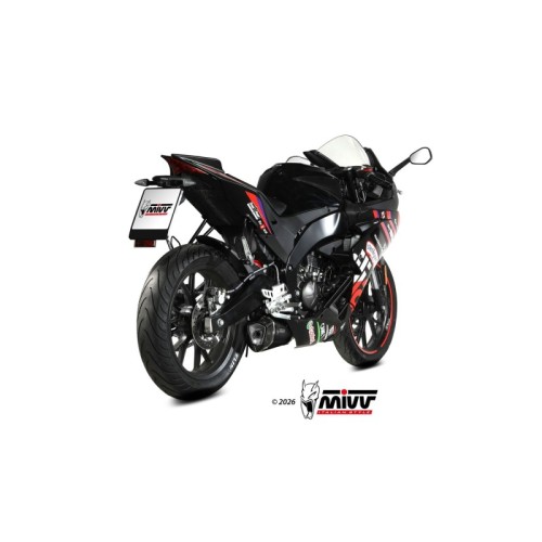 escape completo mivv 1x1 delta race black aprilia rs 125 tuono 125 2025 26 a 022 ldrb