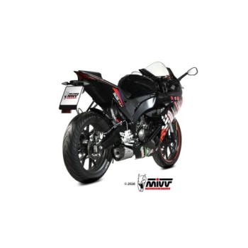 escape completo mivv 1x1 delta race st steel aprilia rs 125 tuono 125 2025 26 2