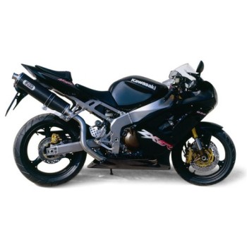 silencioso mivv oval carbono kawasaki zx 6 rr zx 6 r 636 2003 04 ak 009 l3