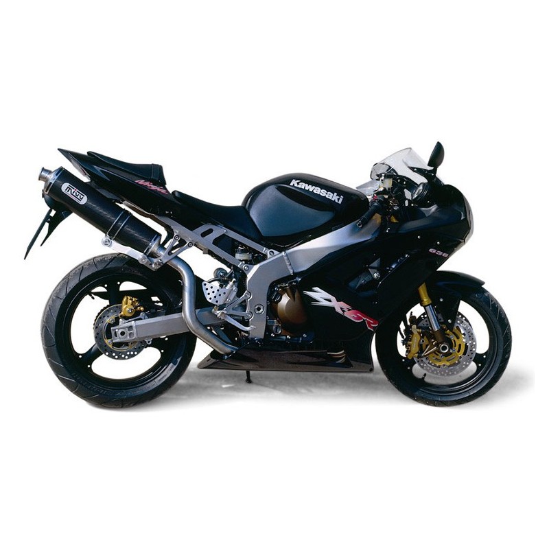 silencioso mivv oval carbono kawasaki zx 6 rr zx 6 r 636 2003 04 ak 009 l3