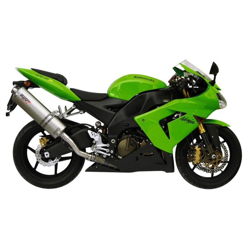 silencioso mivv oval titan kawasaki zx 10 r 2004 05 ak 012 l4