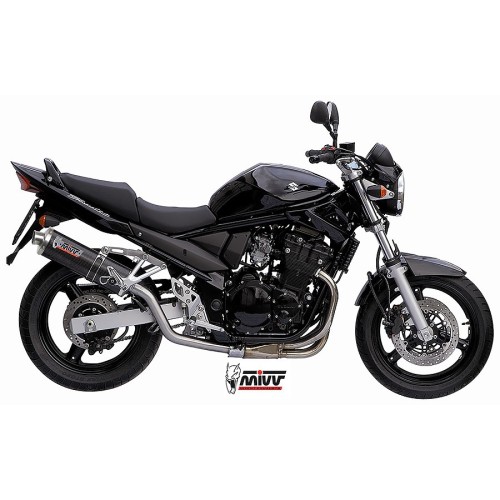 silencioso mivv oval carbono suzuki gsf 650 bandit 2005 06 as 017 l3