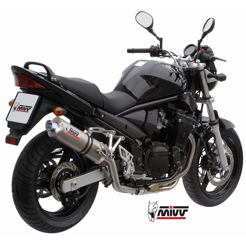 silencioso mivv oval st acero suzuki gsf 650 bandit 2005 06 as 017 lx1