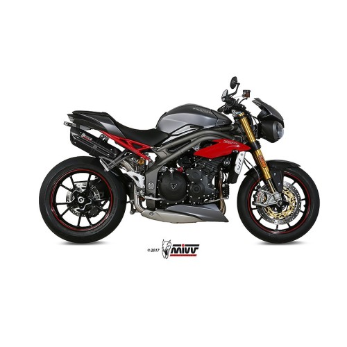 silenciosos mivv suono acero negro carbon triumph speed triple 2016 17 at 016 l9