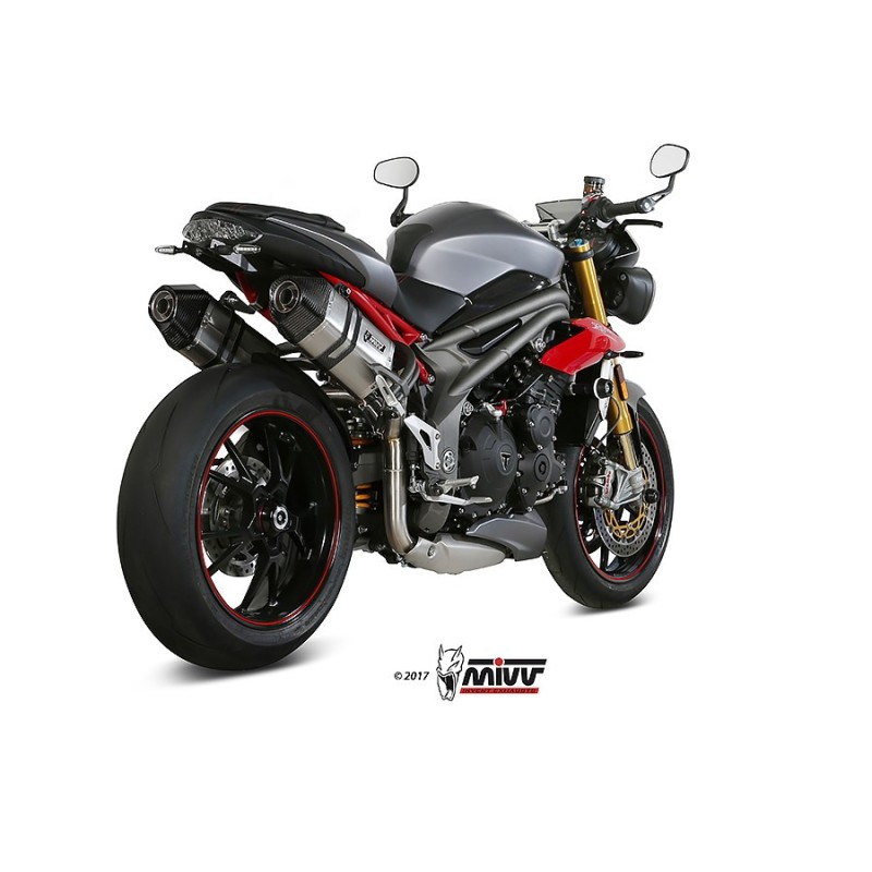 silenciosos mivv speed edge st acero carbono triumph speed triple 2016 17 at 016 lrx