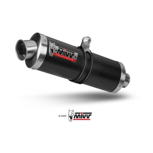 silencioso mivv oval carbono bmw hp2 enduro 2005 09 b 006 le
