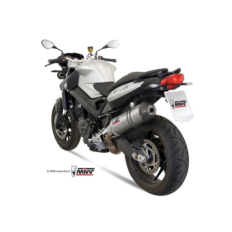 silencioso mivv oval titan c tapa carbono bmw f 800 r gt 2009 20 b 008 lnc