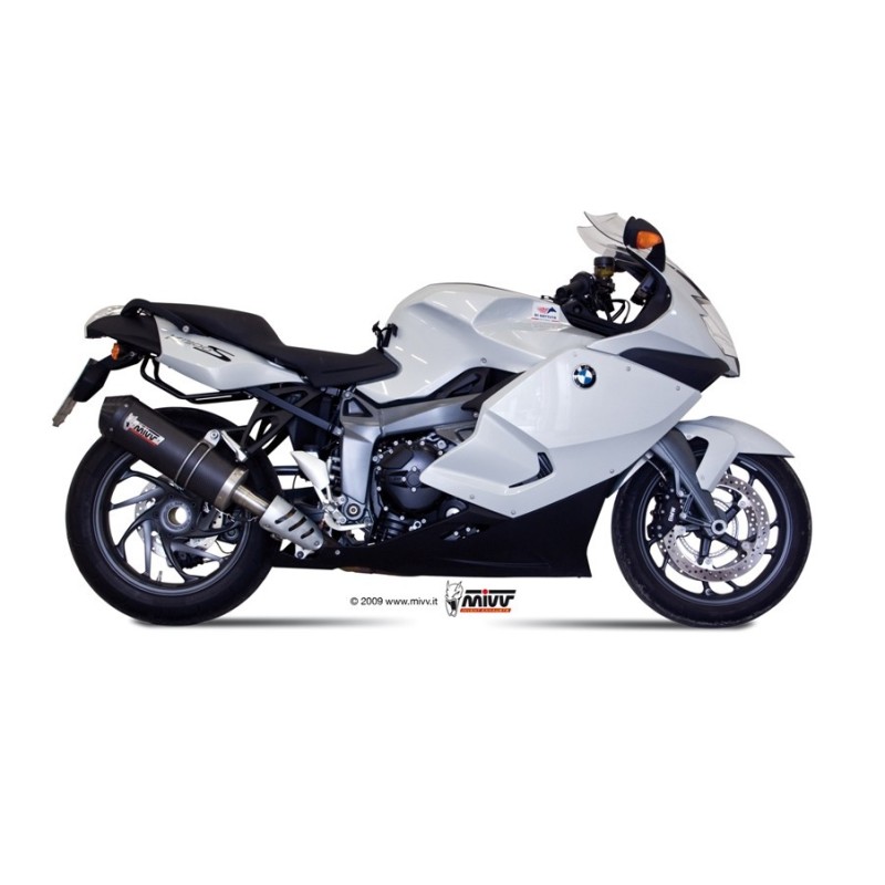 silencioso mivv oval carbono c tapa carbono bmw k 1300 r s 2009 16 b 010 lec
