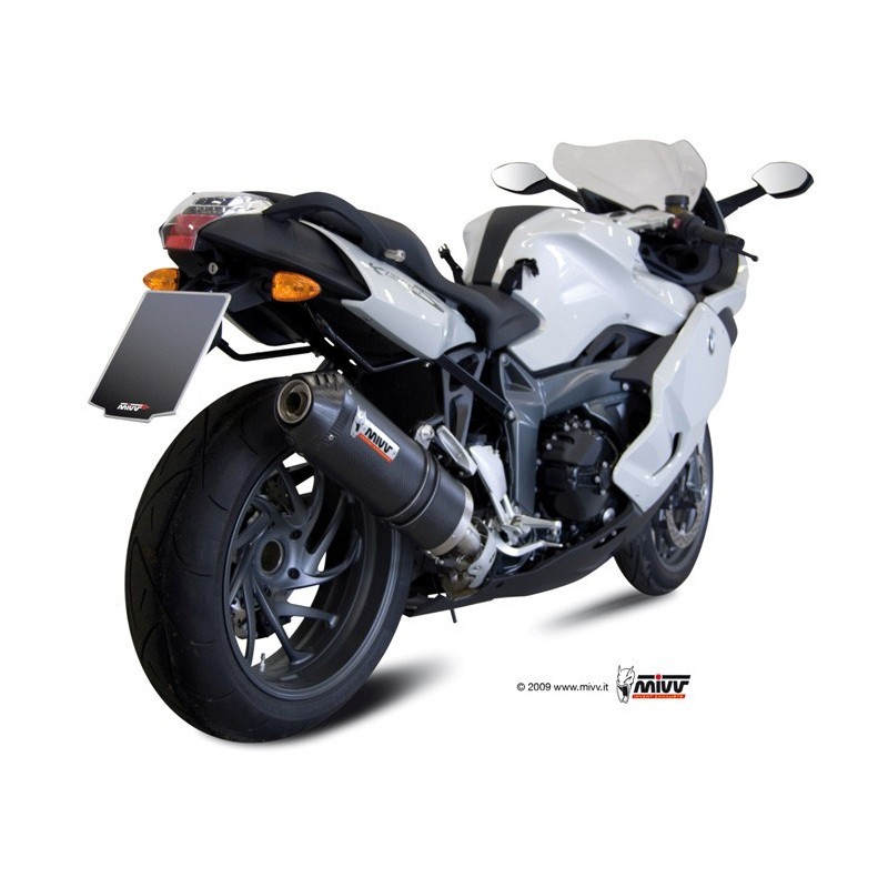 silencioso mivv oval carbono c tapa carbono bmw k 1300 r s 2009 16 b 010 lec