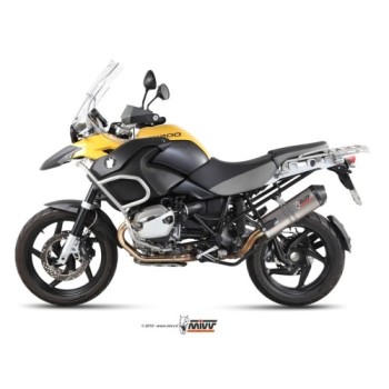 silencioso mivv oval titan c tapa carbono bmw r 1200 gs adventure 2010 12 b 012 lnc 2