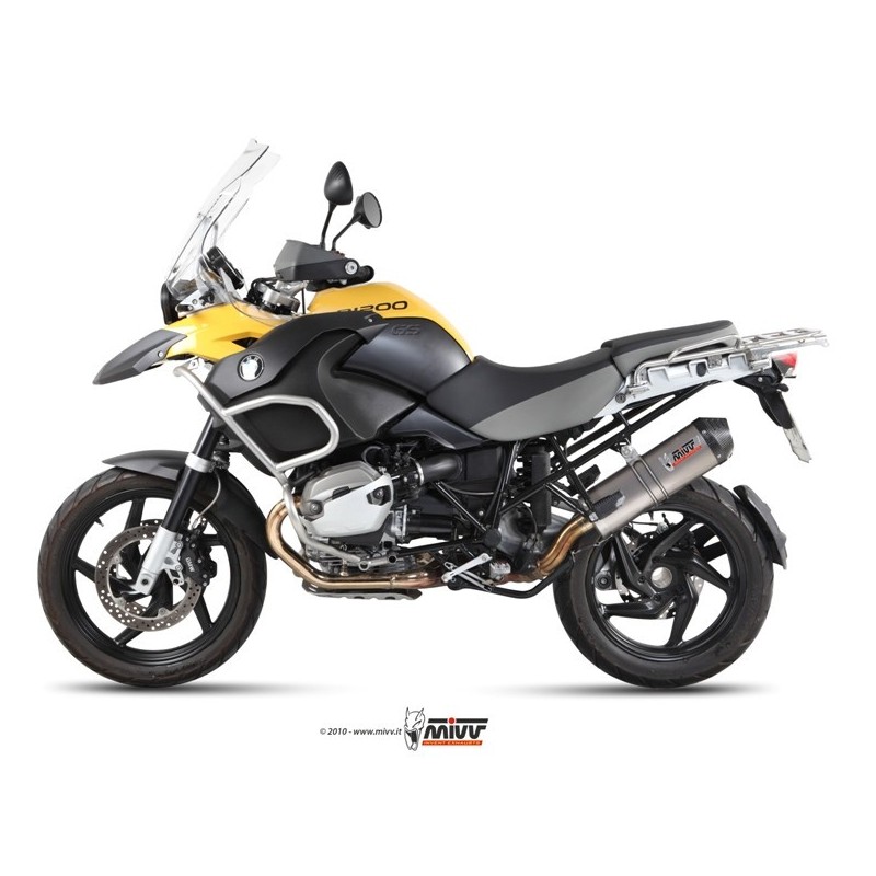 silencioso mivv oval titan c tapa carbono bmw r 1200 gs adventure 2010 12 b 012 lnc