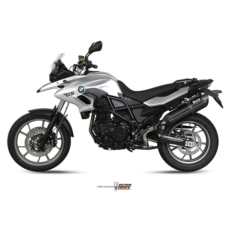 silencioso mivv suono acero negro carbon bmw f 700 gs 2012 17 b 014 l9