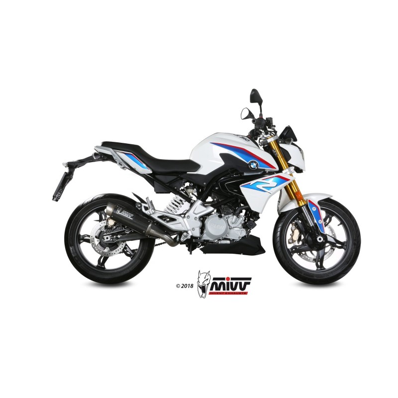 escape completo mivv 1x1 gp pro carbono bmw g 310 r 2018 24 b 032 l2p