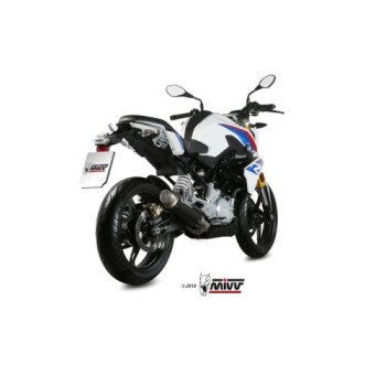 escape completo mivv 1x1 gp pro carbono bmw g 310 r 2018 24 b 032 l2p 2