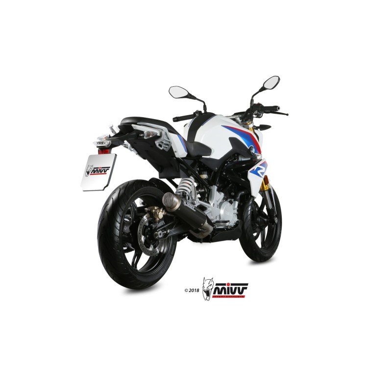 escape completo mivv 1x1 gp pro carbono bmw g 310 r 2018 24 b 032 l2p